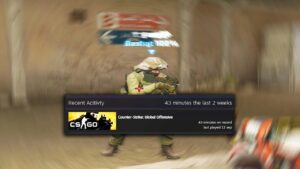 His first time playing CSGO