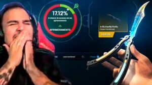 Dei ALL IN para ganhar essa BUTTERFLY no CSGO ( BLUE GEM ??? )