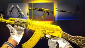 GANHEI a nova AK DOURADA no CSGO 😱🤑 REI DO PROFIT
