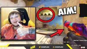 S1MPLE'S DEAGLE AIM IS ON ANOTHER PLANET!! CS:GO Twitch Clips