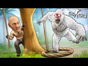 CSGO - ¡ESCAPANDO DEL BIGFOOT ENTRAMOS EN JUMANJI! ¡EL ESCONDITE INCREÍBLE! 😂 - HIDE AND SEEK