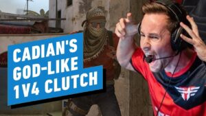 Pros React UNREAL1v4 CadiaN Clutch at CSGO ESL Pro League ft  Machine and Bardolph