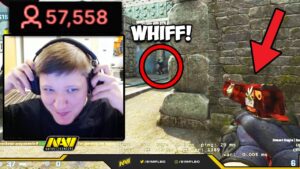 S1MPLE HAD A NIKO DEAGLE MOMENT IN FRONT OF 50,000 VIEWERS! CS:GO Twitch Clips