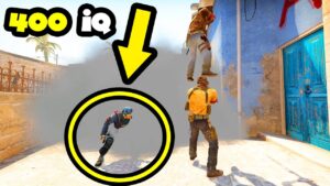 400 IQ SMOKE or 1 IQ TEAM? - CS:GO BEST ODDSHOTS #528