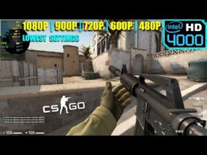 Intel HD 4000 | CSGO - 1080p, 900p, 720p, 800x600 and 640x480 + Smokes
