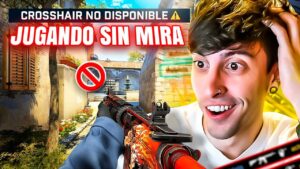 Así me fue jugando una partida de CSGO sin mira...