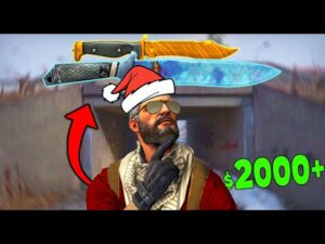 INSANE HIDE & SEEK WITH EXPENSIVE CS:GO SKINS! (Christmas Edition)