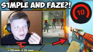 S1MPLE DESTROYS FACEIT WITH FAZE & NAVI 5 STACK!! CSGO Twitch Clips