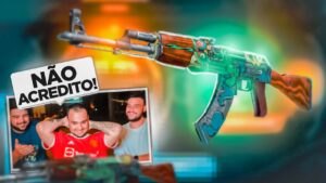 do nada... Ganhei uma FIRE SERPENT no CSGO