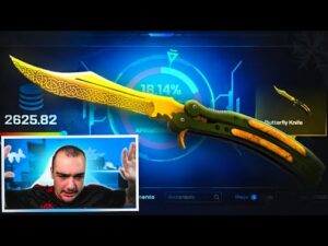 fiz LOUCURA atrás da BUTTERFLY LORE no CSGO 🤑 ( Deu booom )