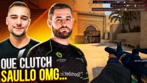 Joguei com o FALLEN e fiz um CLUTCH 1vs3 no CSGO ( Lobby com The Last Dance )