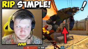 S1MPLE HOW DID YOU CHOKE THIS?! SCREAM LEVEL 1 TAPS! CSGO Twitch Clips