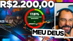 Ele ganhou R$2.200,00 no CSGO muito FÁCIL