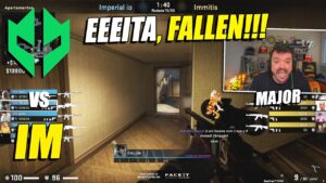 FALLEN COM FLICKSHOT ABSURDO!! Imperial vs Immits - RMR Major | CSGO Melhores Momentos