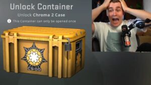 Ludwig opens his first ever CSGO Case