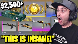 Summit1g Wins BIG on $2,500+ RARE CS:GO Case Opening! (Souvenir Cobblestone Boston 2018)