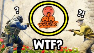 400 IQ GRAFFITI USAGE! - CS:GO BEST ODDSHOTS #580