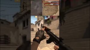 INSANE LITTLE CSGO TRIPLE KILL TO WIN ROUND