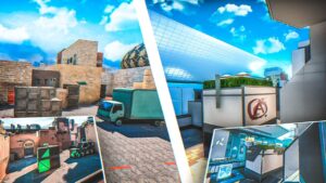 JUGANDO CSGO EN MAPAS DE VALORANT