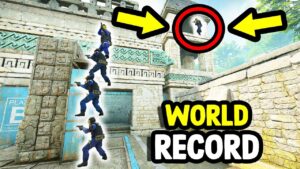 WORLD RECORD BIGGEST GLITCH! - CS:GO BEST ODDSHOTS #587