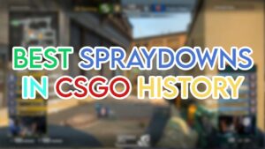 BEST SPRAYDOWNS IN CSGO HISTORY!