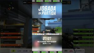 BGS Esports - CSGO Bomb-B - Jogadas da Partida (07/07) - Meta Gaming x MIBR Academy #Shorts