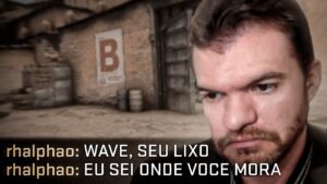 WAVE IGL sendo AMEAÇADO AO VIVO durante uma partida de CS:GO (Ele merece isso? NÃO...)