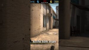 brought a knife to a gunfight #shorts #csgo #csgomemes #funny