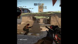 "i will peek u in 1 2" | S4INTam 0n #csgo #SHORTS