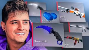 inventário do LOUD CORINGA no CS:GO lotado de SKINS RARAS & CARAS... (novo colecionador brasileiro)