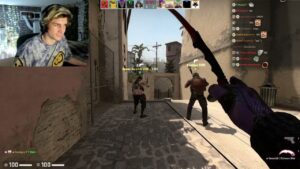 xQc Gets a New Rank in CS:GO
