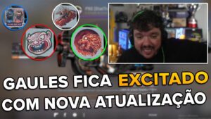 GAULES REAGE A NOVA ATUALIZAÇÃO DO CSGO E SE SURPREENDE! | CORTES DO GAULES