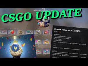 NEW CSGO UPDATE INTRODUCING THE 10th YEAR BIRTHDAY STICKER CAPSULE AND NEW MAPS REVIEW