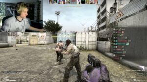 xQc Plays CS:GO with Jesse, Dizzy, Poke & Gigi