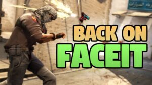 Back on FACEIT for abit cause csgo mm kinda sucks rn
