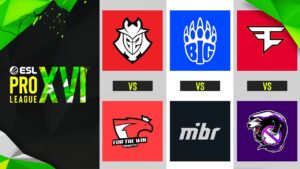ESL PRO LEAGUE - S16 - Grupa B - G2 Esports vs FTW | BIG vs MIBR | FaZe vs Outsiders