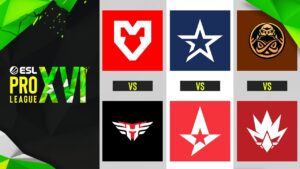 ESL PRO LEAGUE - S16 - Grupa C - MOUZ vs Heroic | Complexity vs Astralis | ENCE vs HEET