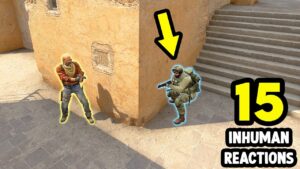 15 inhuman REACTIONS! - CS:GO BEST ODDSHOTS #624
