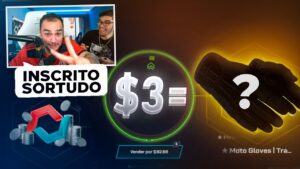 $3 virou uma LUVA na conta de um INSCRITO no CSGO