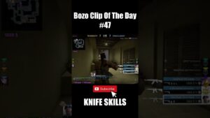 Bozo Clip Of The day #47 CSGO KNIFE SKILL #shorts #csgo