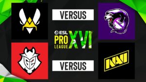 ESL PRO LEAGUE - S16 - 1/4 FINALA - Vitality vs Outsiders & G2 Esports vs NaVi
