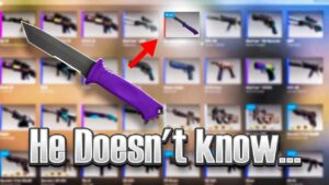 He unboxed a Knife and didn't realize...