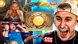 🍀 REACCIONANDO A GENTE CON UNA SUERTE INCREIBLE EN CSGO