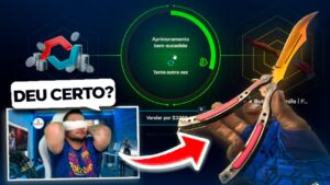 Arrisquei R$5.000,00 para ganhar BUTTERFLY (★) | FADE no CSGO