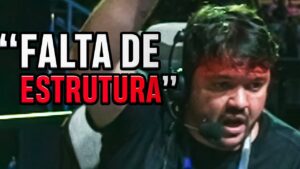 Gaules BRIGA com a ESL ao vivo defendendo a torcida brasileira (CSGO MAJOR RIO 2022)