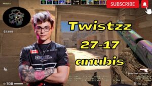 Twistzz 27Kills w/ broky Anubis matchmaking POV 2022.11.19