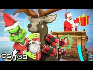CSGO - ¡ESCAPANDO DE EL GRINCH EN EL ESCONDITE CON SANTA TROLL en NAVIDAD! 🎄🤣 - HIDE AND SEEK