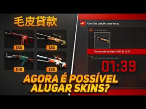 NOVO SITE DE ALUGUEL DE SKINS NO CS:GO! (veio para revolucionar?)