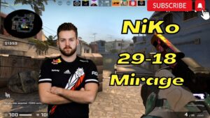 NiKo 29Kills Mirage POV @ FACEIT ranked 2022.11.30 - CSGO POV