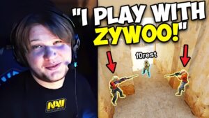 S1MPLE FINALLY TEAMS UP WITH ZYWOO!! CSGO Twitch Clips